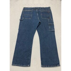 Dickies Flex Carpenter Jeans Men's 42x30 Blue Denim Work Pants Relaxed Fit